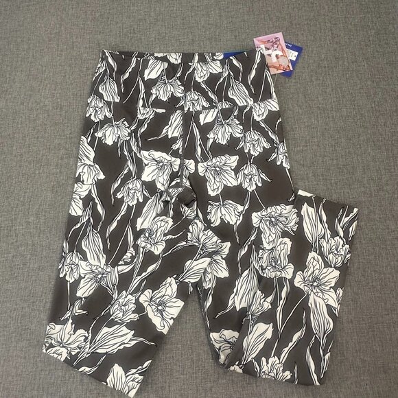 NEW! JoyLab Floral Leggings‎ Yoga Athletic Medium Comfort Soft Stretchy - Picture 2 of 14